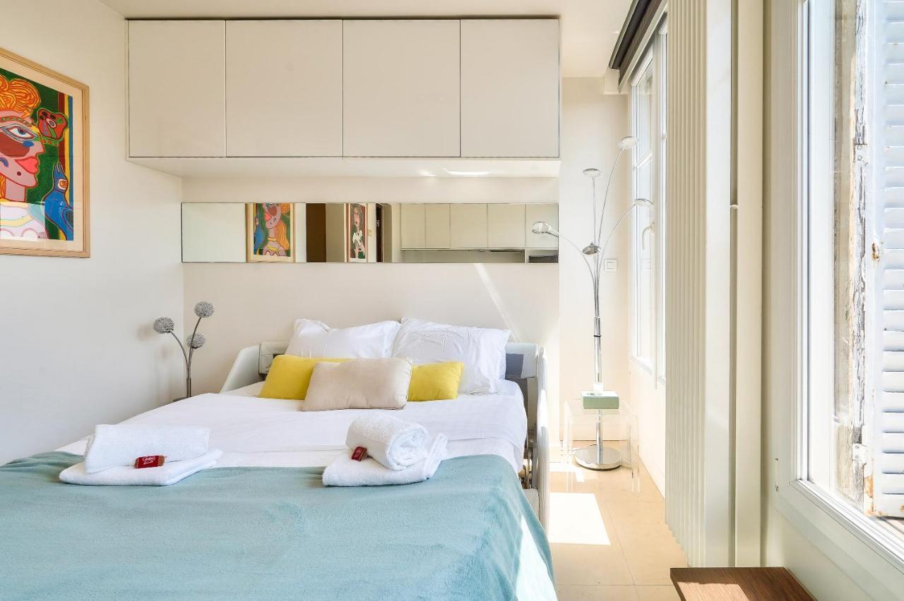 Designed Studio With Ac-Terrasse Vue Tour Eiffel Paryż Zewnętrze zdjęcie