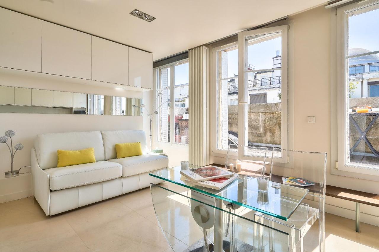 Designed Studio With Ac-Terrasse Vue Tour Eiffel Paryż Zewnętrze zdjęcie