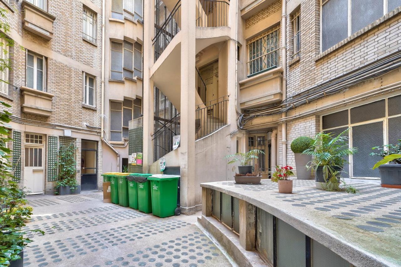 Designed Studio With Ac-Terrasse Vue Tour Eiffel Paryż Zewnętrze zdjęcie