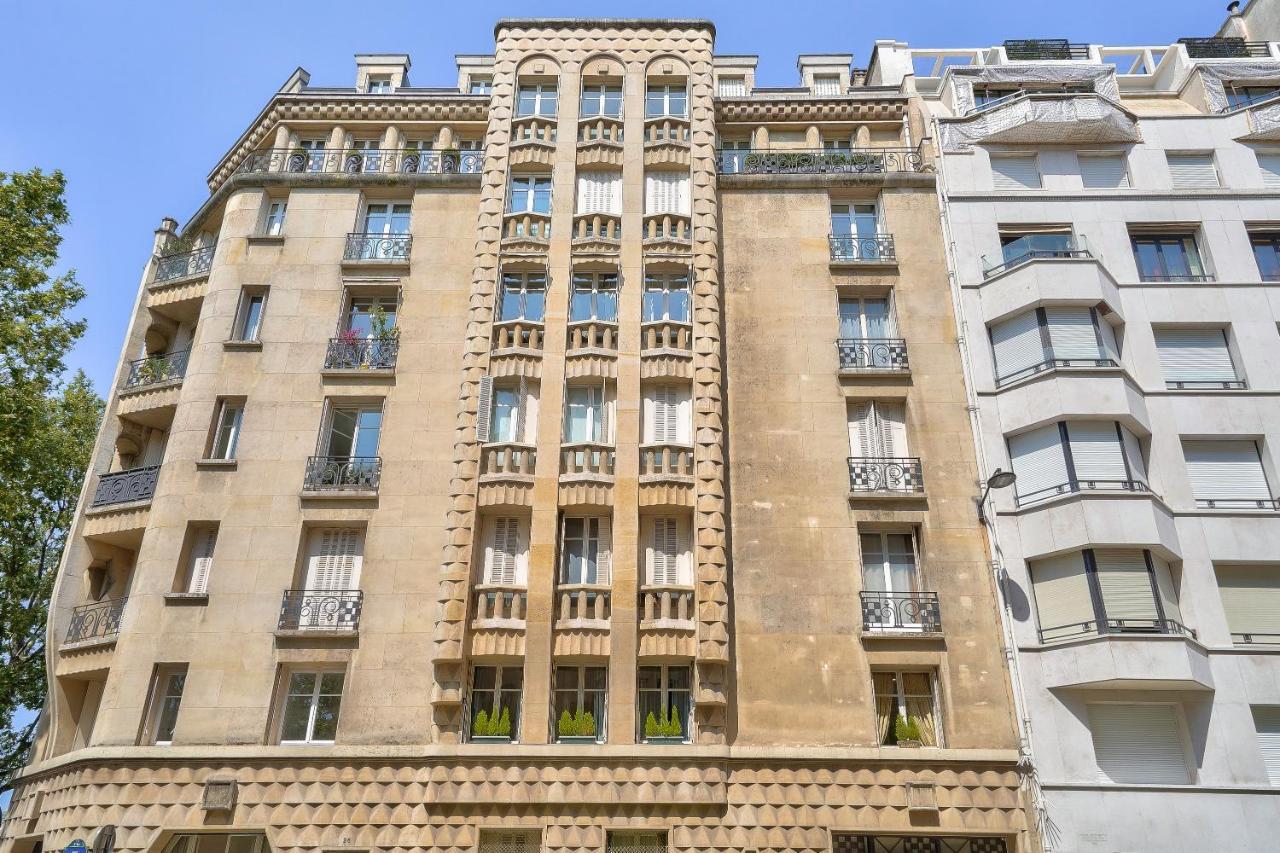 Designed Studio With Ac-Terrasse Vue Tour Eiffel Paryż Zewnętrze zdjęcie